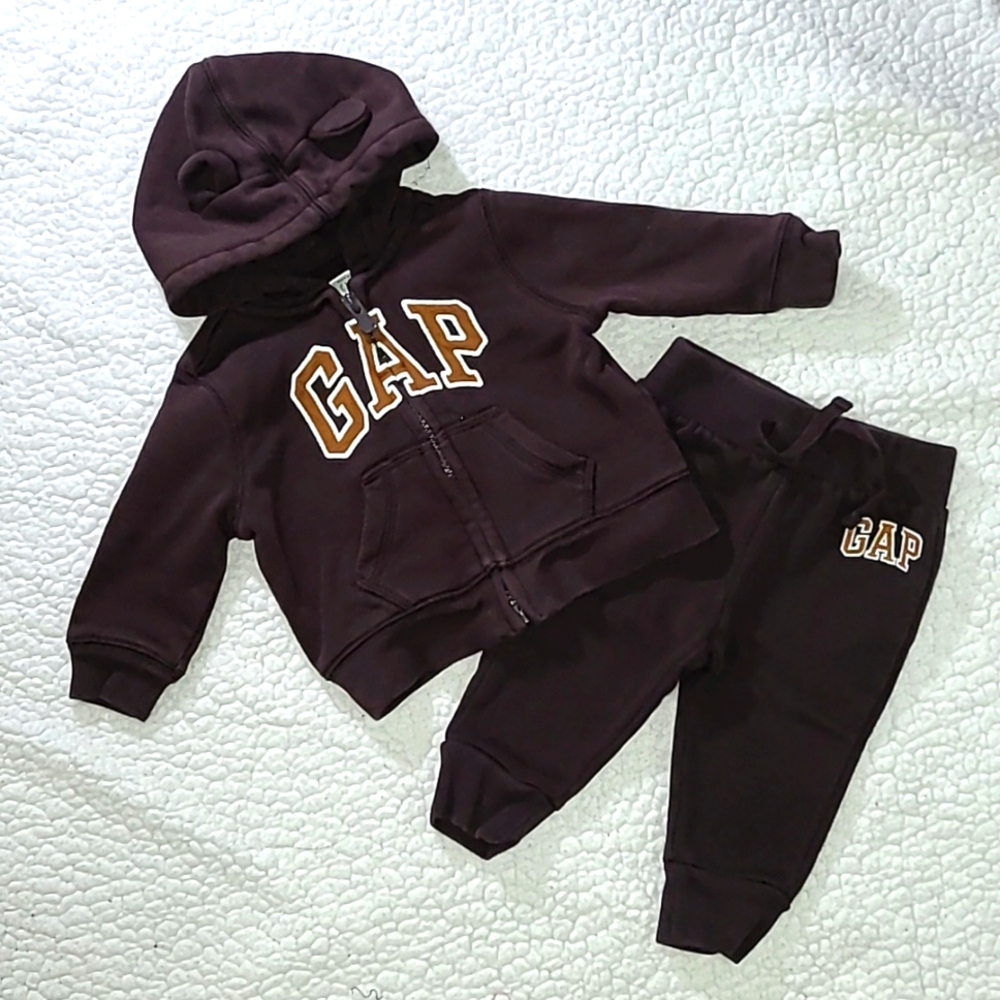(NWOT) Gap Fleece Hoodie Set